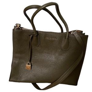 Excellent Condition Michael Kors Olive Green Crossbody Handbag